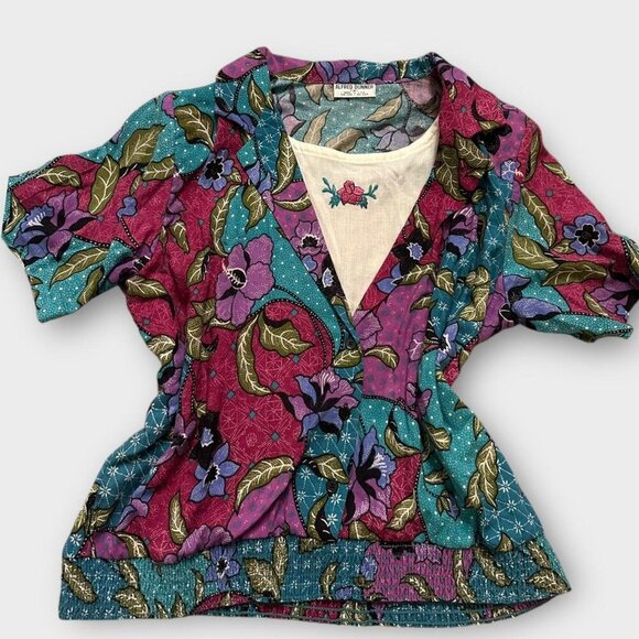Alfred Dunner Vintage Blouse - Picture 1 of 4